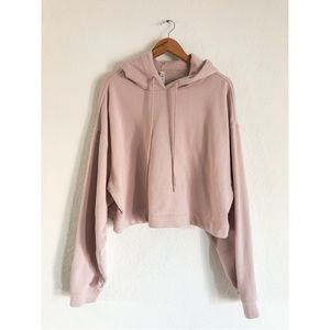Alo Yoga Bae hoodie pink mauve Large